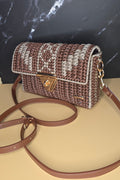 Handwoven Structured Shoulder Bag