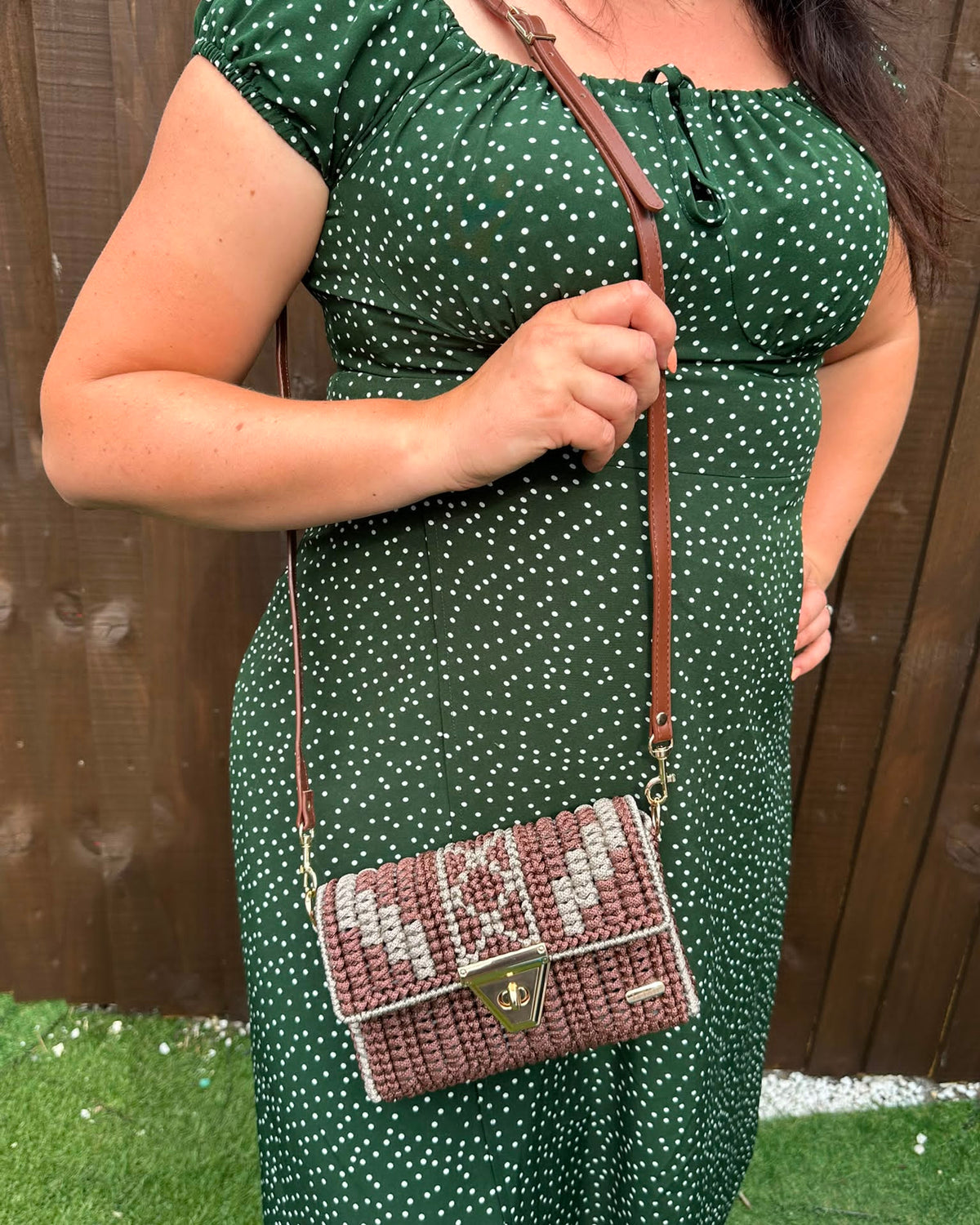 Handwoven Structured Shoulder Bag