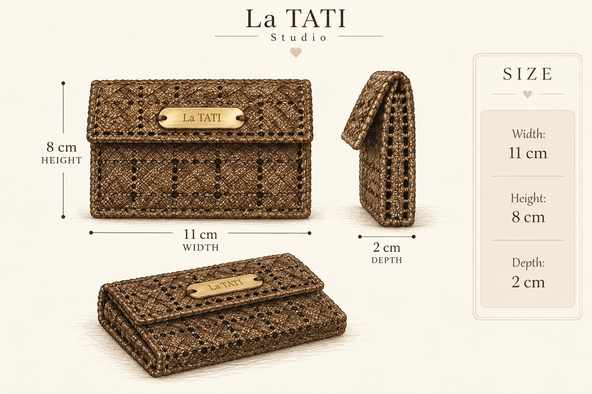 Bronze Brown Card Holder
