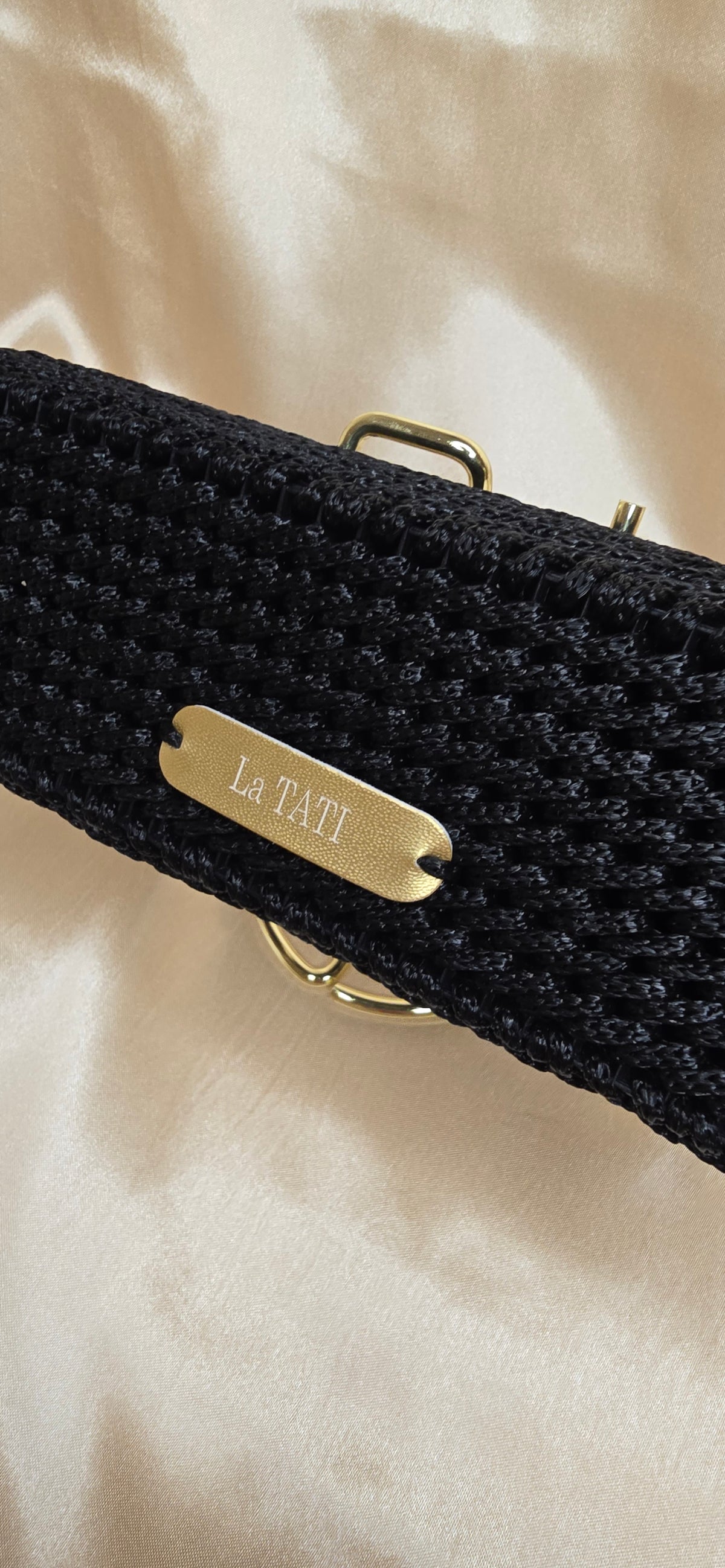 Handmade Black & Gold Glasses Case